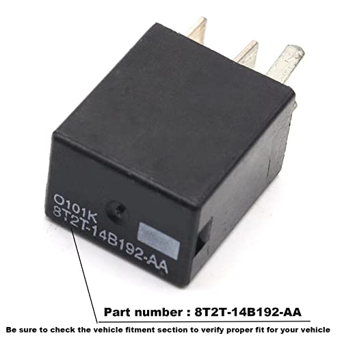 Cardoctor 8T2T-14B192-Aa 2Pcs 4Pins Ac Relays Motor Relays Multi Purpose Fits Fusion F150 F250 F350 F450 Edge Explorer Various (8T2T-14B192-Aa 4Pin, Multi Purpose Relay) #TOP4