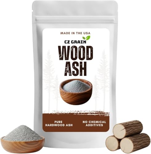 Wood Ash - Pure Hardwood Ash Made in USA - Sifted for Consistent Quality - No Additives (1, Pounds)