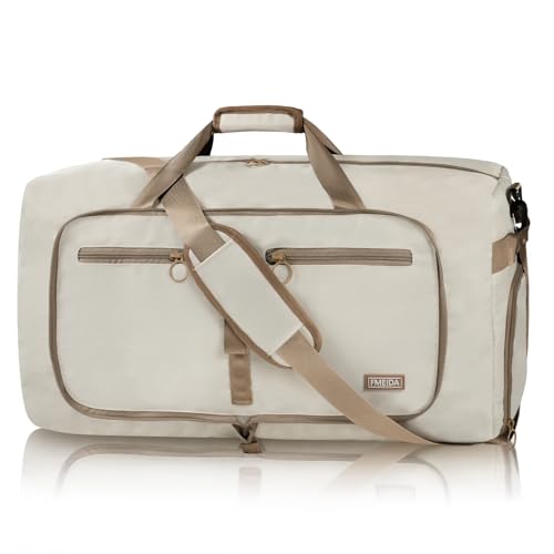 Image of Fmeida 65L Duffle Bag Foldable Travel Duffel Bags for Men Women Travel Bag