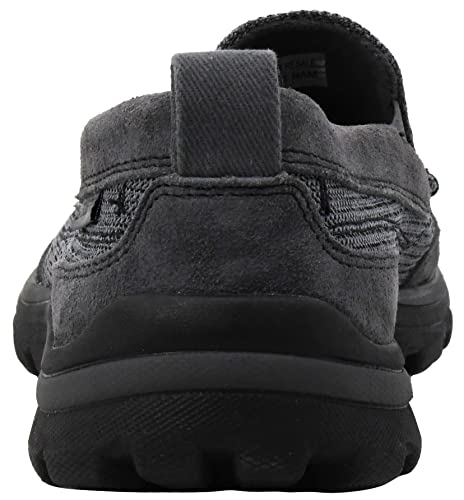 Skechers Men's Superior Milford Loafer, Charcoal/Black 13 M
