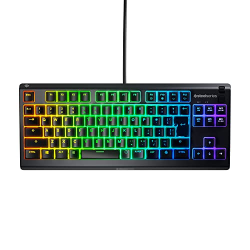 SteelSeries ゲーミングキーボード テンキーレス 有線 Apex 3 TKL 日本語配列...