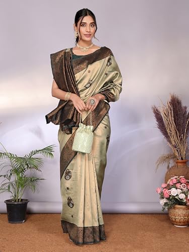 Image of Avantika Fashion Women's Kanjivaram Soft Silk Banarasi Sarees With Blouse Piece For Women