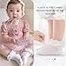 Zando Toddler Socks 4T-5T Girls Ruffle Socks Baby Girl Frilly Lace Dress Socks Little Girls Crew Socks Kids Cotton Ankle Socks for Toddler Girls Socks 4-6 Years White/Pink/Purple