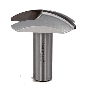 Infinity Tools 1/2" Shank Cove Crown Molding Router Bits 1-3/8"