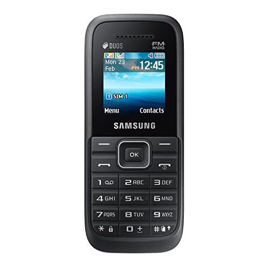 Samsung Guru FM Plus (SM-B110E/D, Black)