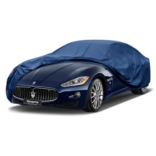 Image of Kaugung Heavy Duty Car Cover Custom Fit Maserati Gran Turismo (2007-2025),Waterproof All Weather Resistant Outdoor Sun Rain Dust Snow Protection with Anti-Theft Lock.(USA Warehouse,Within 3-7 Days)