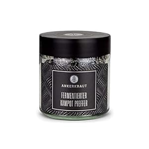 Ankerkraut fermentierter Kampot Pfeffer, Topper für Salat und Steak, 45g im Tiegel
