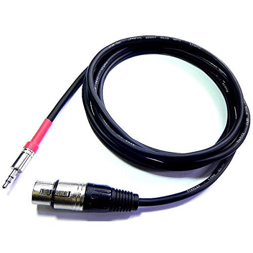 Cabo de Áudio Microfone Blindado Canon XLR Fêmea P2 Estéreo Filmadora Câmera Profissional 8 Metros