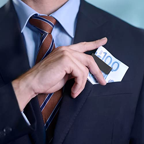 8 PCS Money Clips Stainless Steel Men's Money Clip Wallet Durable Slim Money Holder Stylish Metal Blank Card Holder Wallet2