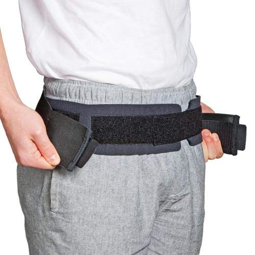 Blue Jay Sacroiliac Support Belt | Sacroiliac Hip Support, Slim Line Design | Adjustable Tabs for Conforming Fit. Hip & Waist Supports | XX-Large | 52-58in. (Black)