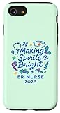Making Spirits Bright ER Nurse Holiday Fun Tees