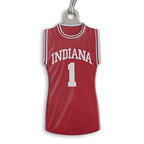 IU Basketball Jersey Gallery Print Pewter Ornament