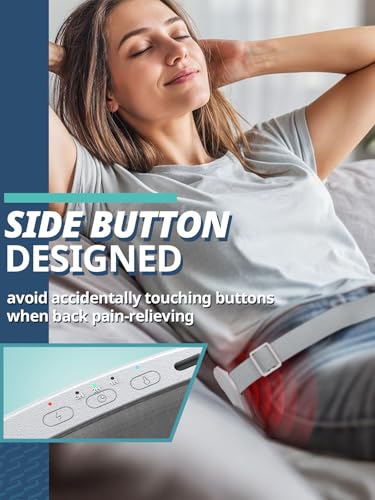 Image of Slimpal Portable Heating Pad for Period Cramps, Electric Cordless Back Belly Waist Heating Pad for Menstrual Cramp Relief, Rechargeable Wearable Heat Belt Gifts for Her Women Girl Wife, Bright White