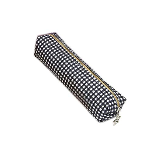 Preisvergleich Produktbild Chakil Kleine frische plaid bleistiftbeutel mädchen federbeutel kosmetische aufbewahrungstasche student schreibwaren büro geschenk 10,5 * 10,5 * 8 cm