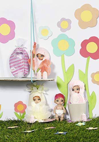 Zapf Creation 904251 BABY born Surprise 4 Garden Sammelfigur inkl. Kokon, Windel, Fläschchen, Geburtszertifikat und Übersicht über die Babys- Charakter nicht frei wählbar. Überraschungspacks – Bild 4