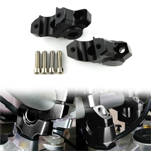 Rehausseur de guidon aluminium usiné pour té de fourche Yamaha MT-09 FZ-09
