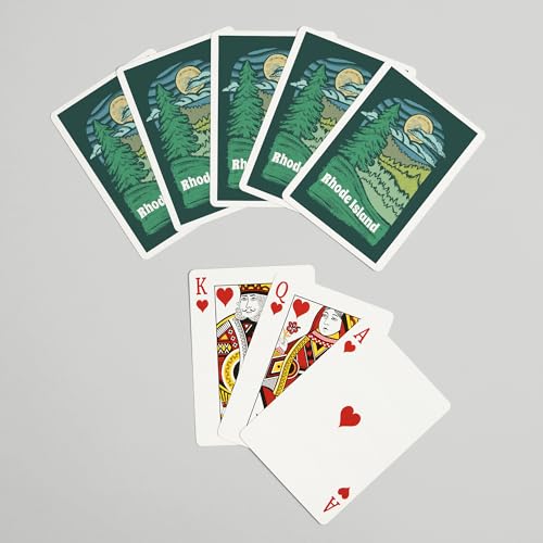 Lantern Press naipes poker Rhode Island 52 cartas miniatura 7