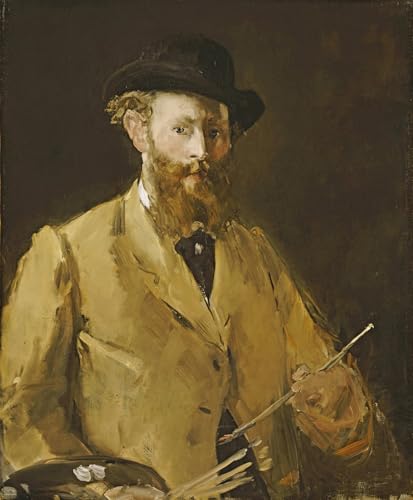 Autoportrait d'Edouard Manet 60x90cm pour remplacer un cadre mural vide et terne