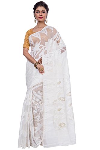amazon white sarees