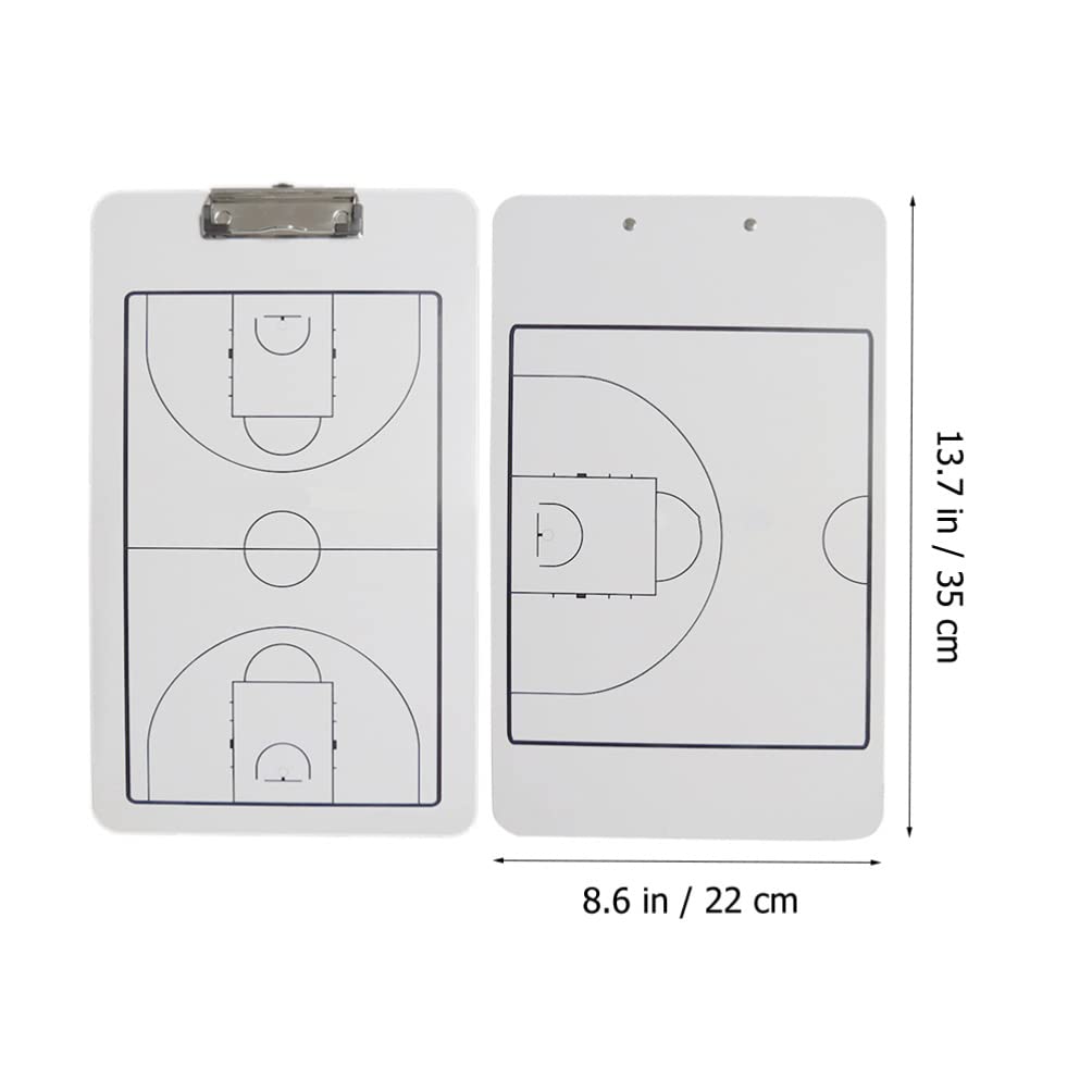 BESPORTBLE Lavagna per Allenamento Basket Lavagna Cancellare Appunti per Campo da Basket Lavagna per Scrivere Organizzatore di File Titolare per L'allenamento Sportivo della Scuola