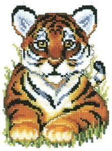 PakoTiger Cub Cross Stitch Kit