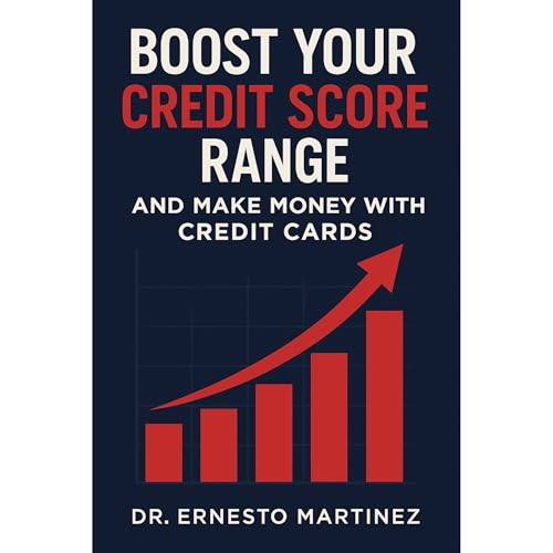 How to Boost Your Credit Score Range and Make Money With Credit Cards. Audiolibro Por Dr. Ernesto Martinez arte de portada
