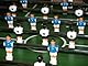 eyepower 11 Tischkicker Figuren 16mm - Deutschland Trikot Blau Weiß - Tisch Fussball Kicker Figuren - Tisch Fussballspiel Zubehör Fußball Kickertisch Ersatzteile Tischfussball Figuren Kicker Tisch