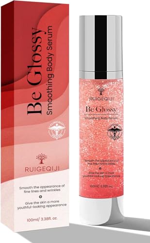 Be Glossy Smoothing Body Serum for wrinkles- Intensive Hydration and Skin Rejuvenation for Silky Smooth Skin 100ML/3.38 Fl Oz