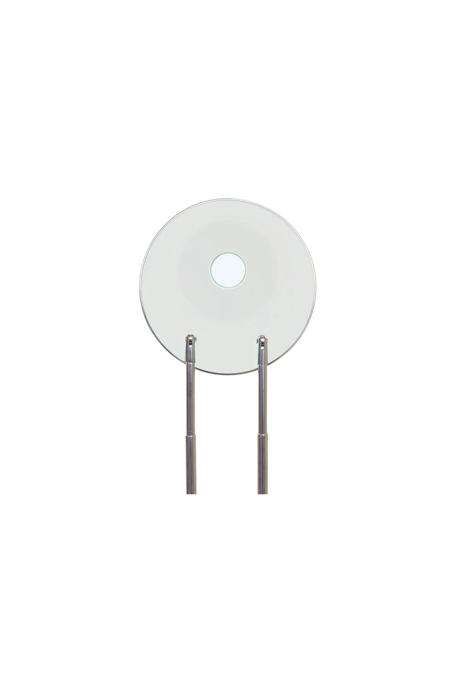 MAUL Puck Luminaire de Table LED 1300 lux bras télescopique en métal hauteur environ 33 cm Blanc