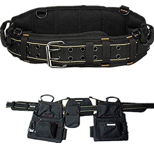 Padded Tool Belt Comfortable Tool Belt For Men Heavy Duty Work Tool Belt With Back Support Heavy Foam Padding Carrying Handle… #TOP4