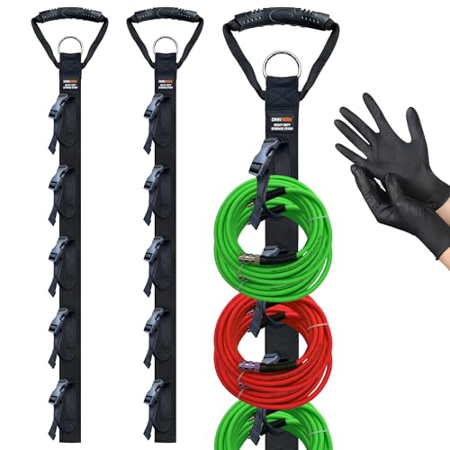 Extension Cord Organizer Adjustable 2 PCS with 5 Slots