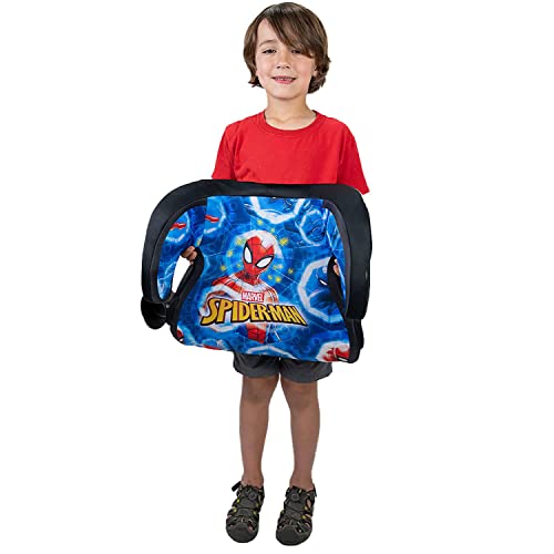 image for KidsEmbrace Marvel Avengers Spider-Man Blue Web Backless Booster Car S