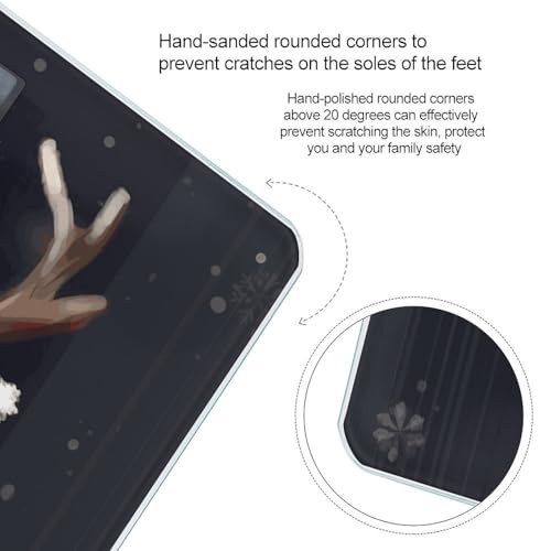 Báscula Digital Inteligente Reindeer para Baño con Display Grande miniatura 4