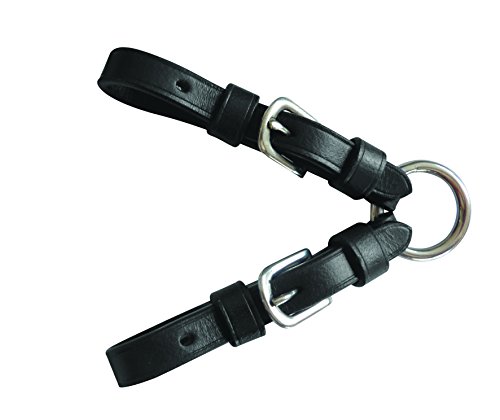 Riding World Pelham 608772002 Unisex-Erwachsene Rundungen mit Ringen, Schwarz, Einheitsgröße