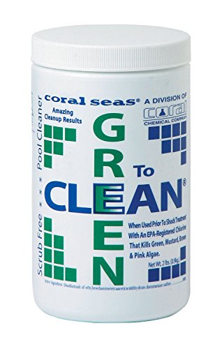 Coral Seas GTC-4# Green to Clean Swimming Pool Chlorine Shock Enhancing Treatment, 4 lb