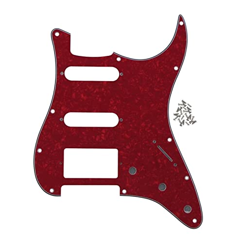 BIPROS Ensemble de 11 Trous for Guitare électrique Pickguard SSH HSS Guitar Scratch Plate &Vis for pièces de Guitare St… - Les Beatles, Paul McCartney, John Lennon, RIngo Starr, George Harrison BIPROS Ensemble de 11 Trous for Guitare électrique Pickguard SSH HSS Guitar Scratch Plate &Vis for pièces de Guitare St…