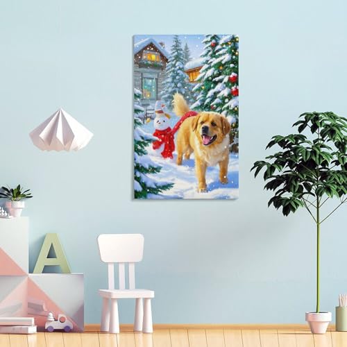 Décoration murale moderne Rottweiler avec impression sur toile 50x75cm - 4