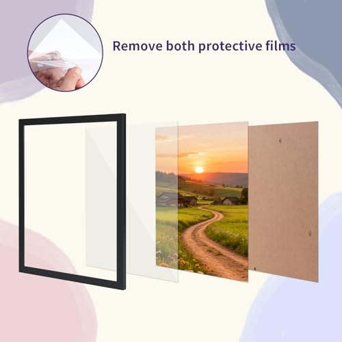 12-Piece 8" x 10" Wtgras Picture Frame Set (Black) $14.99 & More - image 4