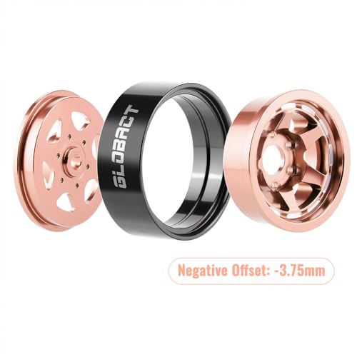 Roues Beadlock GLOBACT miniatures pour customiser votre crawler RC en intérieur et extérieur - 3