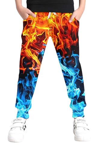 Pant Boy Size 14 16 Teens 3D Print Active Sweatpants 12-14 Sporty Joggers
