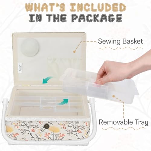 Large Vintage Sewing Box No Accessories by Comfecto - Image 2