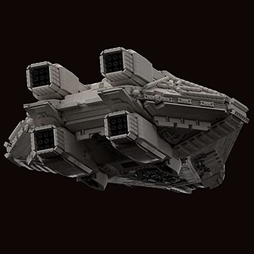 YLPCK Technik Raumschiff Modell, 8042 Teile Groß Sci-Fi Sternenzerstörer Bausteine MOC-87504 Der Narcissus UCS Super… – Bild 5