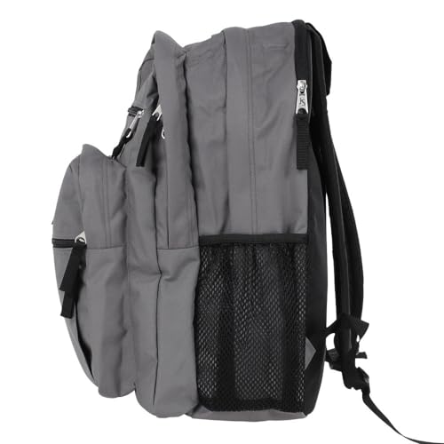 Jansport Large Capacity Big Student Backpack JS0A47JK 7H6 Casual Bag Side Pocket PC Compartment (Gray/F/Men's, Lady's) [Parallel Import]3