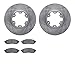 Dynamic Friction Company Front Brake Rotors with 5000 Advanced Brake Pads 6502-67442