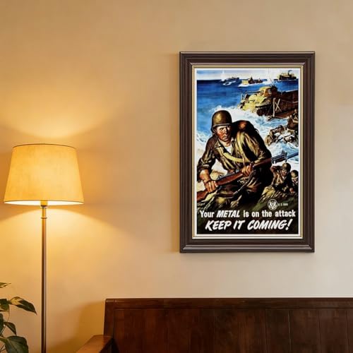 Poster armée américaine Seconde Guerre mondiale 61x91cm