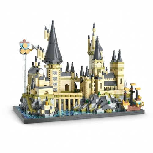 Image of SKY LINE OCEAN Magic Castle Building Blocks Set (2700+ PCS) | Fantasy Medieval Architecture Model Kit for Teens & Adults | Detailed Collectible Display Decor | 5 Year Structural Warranty