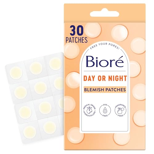 Biore Pimple Patches, Cover & Conquer Blemish Patch, Medical Grade Ultra-Thin Hydrocolloid for Covering Zits and Blemishes, HSA/FSA Approved, 30 Count