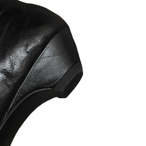 TinaCus Handmade Women's Genuine Leather Square Toe Cross Ankle Strap Mary Jane Shoes3