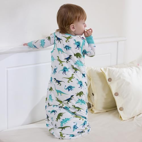 Image of Bamboo Viscose Sleep Sack for Baby, 1.0 & 0.5 Tog Wearable Blanket