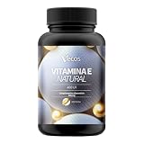 Vitamina E Natural 400 UI en Perlas – Cápsulas Blandas Antioxidantes con D-Alfa Tocoferol – 220 Perlas